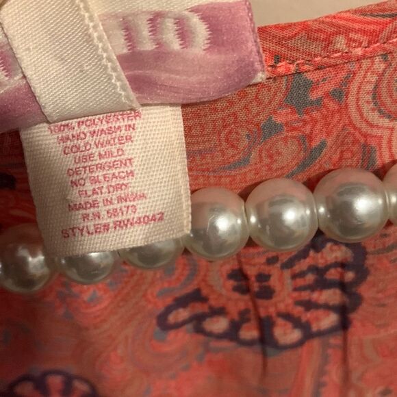 Boemo Maxi Dress Sz 3x Coral Pink Ruffle Tiered Smocked Waist nwt - Picture 8 of 8